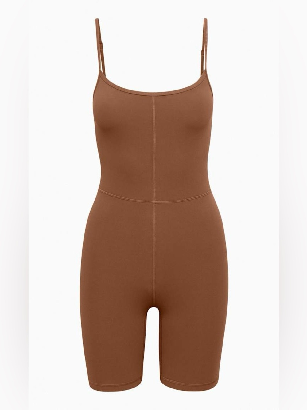 Aritzia Wilfred Free Divinity Romper - Brown Shorts / Tank Top Jumpsuit
